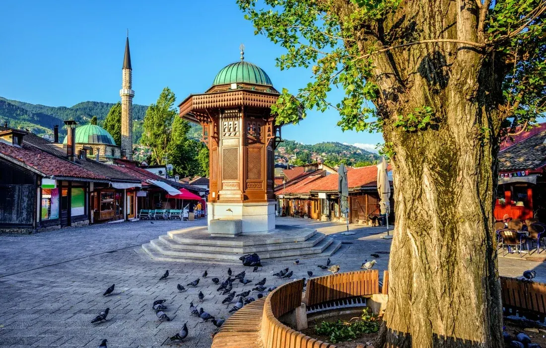 Sebilj u Baščaršiji, historijskom centru Sarajeva