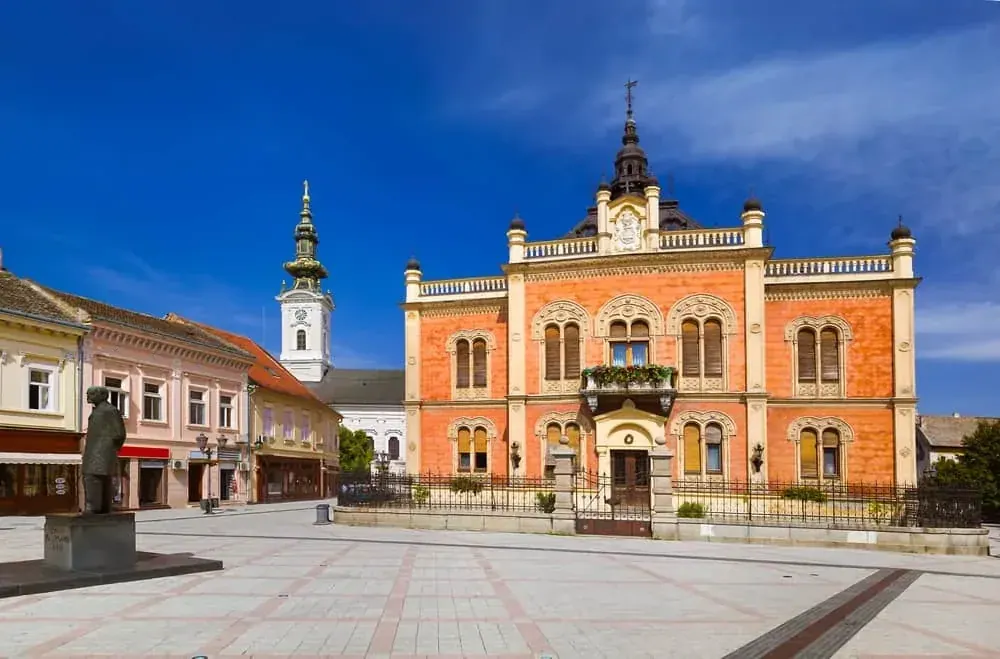 Gradska kuća u Novom Sadu Historijska zgrada Gradske kuće na Trgu slobode u Novom Sadu, Srbija